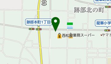 美吉うどんの地図画像