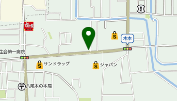 讃岐うどん やさかの地図画像