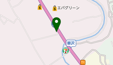 残波岬の地図画像