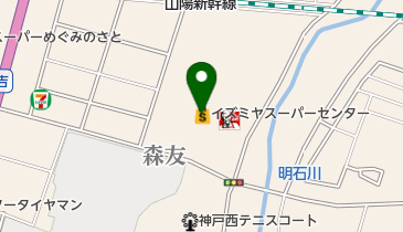 茶房ひまわり 神戸玉津店の地図画像