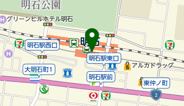 山陽そば明石店の地図画像