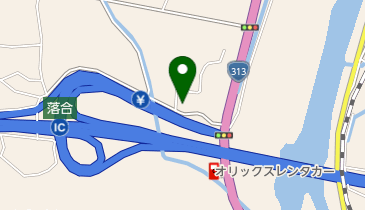 インターうどんの地図画像