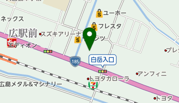めん道楽広店の地図画像