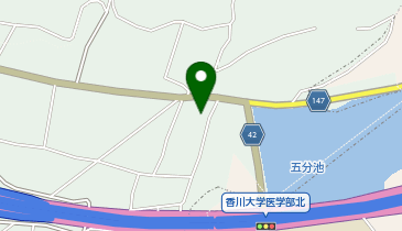 あづまうどんの地図画像
