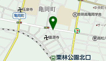 誠うどんの地図画像