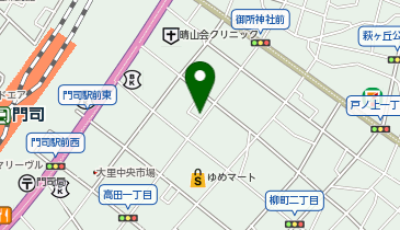 あさ うどんの地図画像