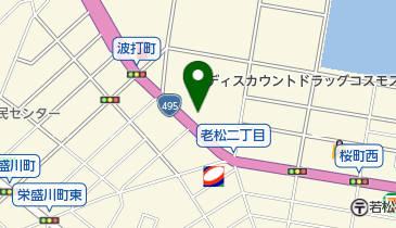 ふじや 若松店の地図画像
