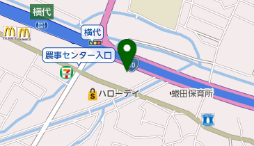 天盛うどん 横代店の地図画像