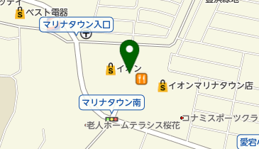 牧のうどん ダイエーマリナタウン店の地図画像
