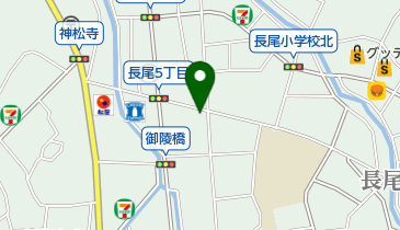 大江戸長尾店の地図画像