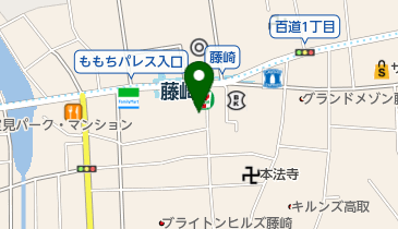 大助うどんの地図画像