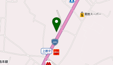 てうち庵 筑後店の地図画像