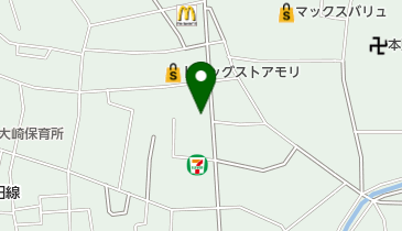 小郡のそば処山うちの地図画像