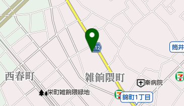 信濃庵大野城店の地図画像