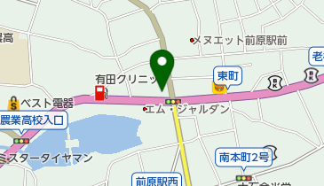 ウエスト うどん屋前原店の地図画像