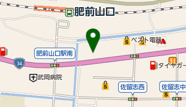 山忠 肥前山口店の地図画像