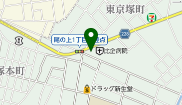 ウエスト 尾ノ上店の地図画像