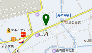 ゆふいんうどん 田舎庵の地図画像