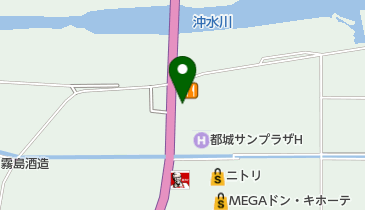 やぶしげうどん 川東店の地図画像