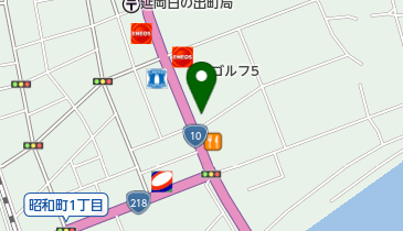 天領うどん 昭和町店の地図画像