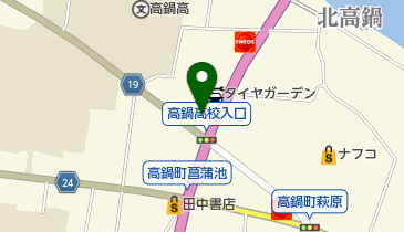 うどん処 寿司処 小丸新茶屋 高鍋本店の地図画像