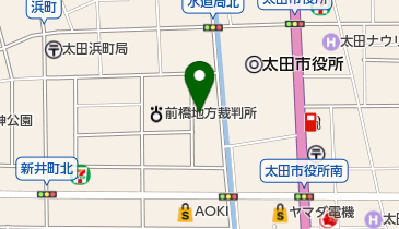 赤間屋 太田支店の地図画像