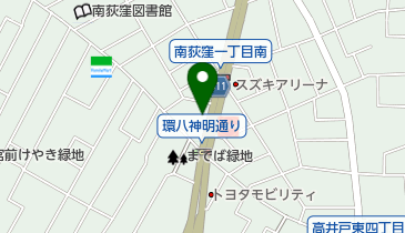 宮川 荻窪支店の地図画像