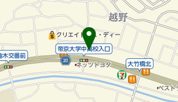 だるま家 由木本店の地図画像