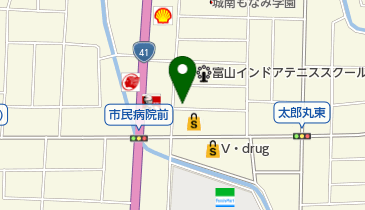 鰻料理 うな富の地図画像