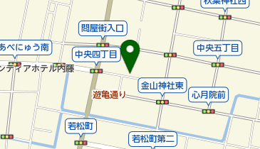 笠井うなぎ店の地図画像