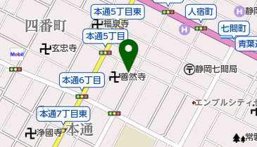 あなごや 本店の地図画像