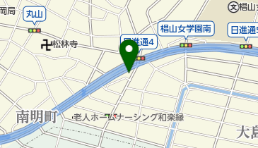 うなぎ 有本の地図画像