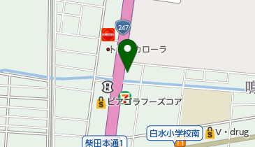 うな辰の地図画像