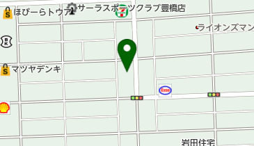 羽子吾寿司 岩田店の地図画像