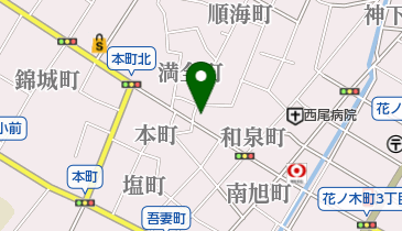 平井うなぎ店の地図画像