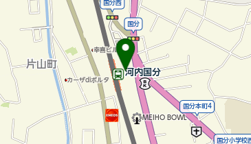 うなぎの明石の地図画像