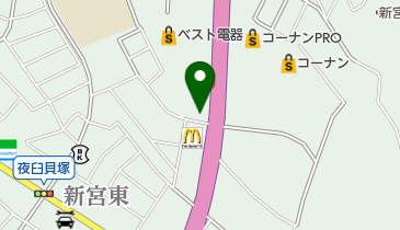 竹林亭 新宮店の地図画像