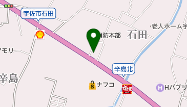 うなぎ 竹の屋の地図画像