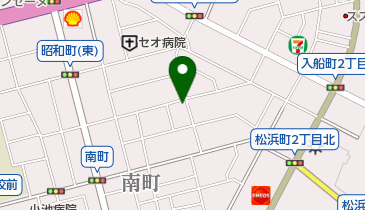 藍の地図画像