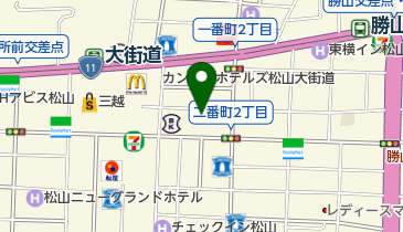 呑気の地図画像