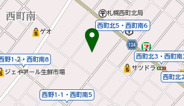 てんてん 西町店の地図画像