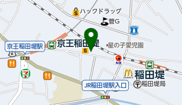 ローレル 稲田堤店の地図画像