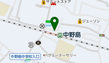 ローレル 中野島店の地図画像