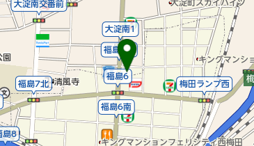 福島上等カレー 本店の地図画像