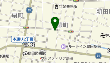 かに柳の地図画像