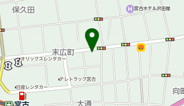 割烹おかめの地図画像