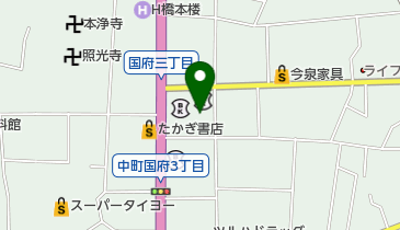 寿し長の地図画像