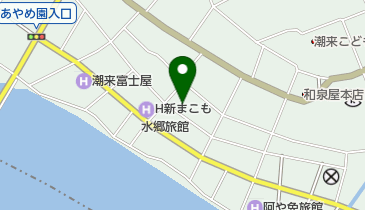 梅元 潮来店の地図画像