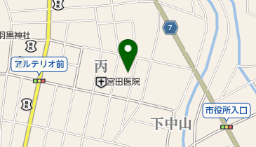 うなぎ店鷹の地図画像