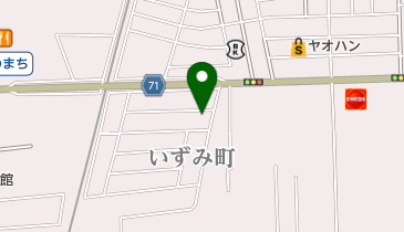 割烹山水亭の地図画像